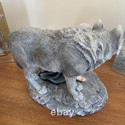 Nemesis Now Protector Wolf Figurine by Anne Stokes Limited Edition Fantasy Wolf