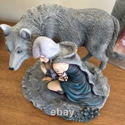 Nemesis Now Protector Wolf Figurine by Anne Stokes Limited Edition Fantasy Wolf
