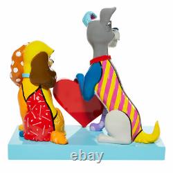 New Disney Britto Lady and The Tramp Figurine Limited Edition