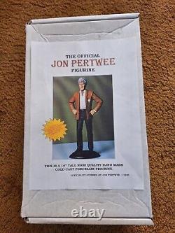 Official Jon Pertwee porcelain figurine limited edition with his signature