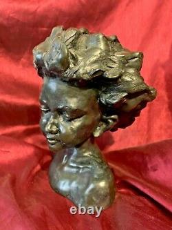 Original R. Moll Signed Limited Edition Stylized Arabella Female Bust