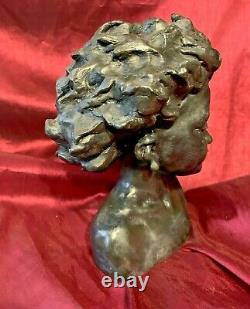 Original R. Moll Signed Limited Edition Stylized Arabella Female Bust