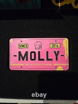 POP MART MOLLY Mint Car Car 200% Figurine Limited Edition