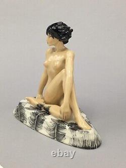 Peggy Davies Daughter of Daedalus Limited Edition Figurine Nude Lady On Rug