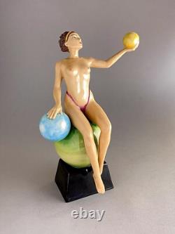 Peggy Davies Isadora Limited Edition Of 500 Nude Figurine 11 Inches Tall