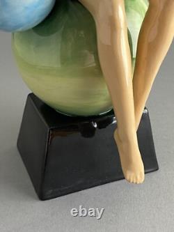 Peggy Davies Isadora Limited Edition Of 500 Nude Figurine 11 Inches Tall