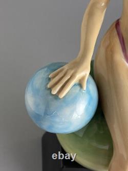 Peggy Davies Isadora Limited Edition Of 500 Nude Figurine 11 Inches Tall