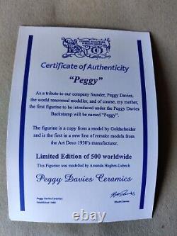 Peggy Davies Peggy figurine limited edition Boxed & Certificate