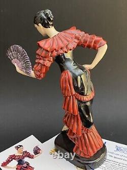 Peggy Davies The Spanish Dancer Limited Edition Of 25 Figurine 11 Inches Tall