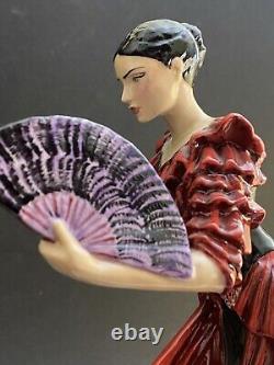 Peggy Davies The Spanish Dancer Limited Edition Of 25 Figurine 11 Inches Tall