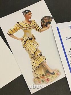 Peggy Davies The Spanish Dancer Limited Edition Of 25 Figurine 11 Inches Tall