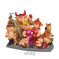 Piggin Collectors Limited Edition Figurine What A Piggin Pantomime
