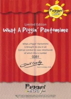 Piggin Collectors Limited Edition Figurine What A Piggin Pantomime