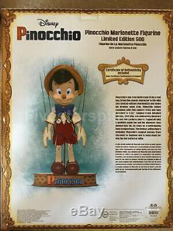 Pinocchio Marionette figurine Limited edition 500 Walt Disney Collectible figure