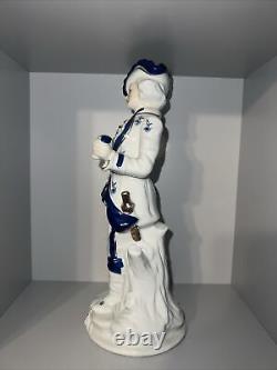 Porcelain figurine, vintage, limited edition, rare antique, tall figurine