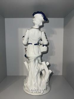 Porcelain figurine, vintage, limited edition, rare antique, tall figurine