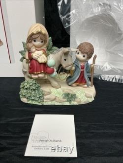 Precious Moments Peace On Earth Bisque Porcelain Limited Edition Figurine 241031