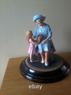 QUEEN MOTHER, LIMITED EDITION FIGURINE No. 181 BY PAUL SZEILER, APPROX 9H, 8BASE