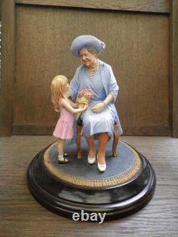 QUEEN MOTHER, LIMITED EDITION FIGURINE No. 181 BY PAUL SZEILER, APPROX 9H, 8BASE