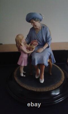 QUEEN MOTHER, LIMITED EDITION FIGURINE No. 181 BY PAUL SZEILER, APPROX 9H, 8BASE