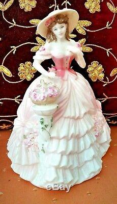 RARE COALPORT Figurine ROSE BLOSSOM- Celebration of the Season Collection LTD ED