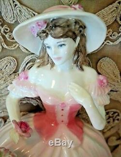 RARE COALPORT Figurine ROSE BLOSSOM- Celebration of the Season Collection LTD ED