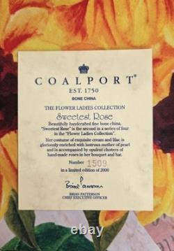 RARE COALPORT Sweetest Rose Figurine LIMITED EDITION 1/2000 Ladies Jack Glynn