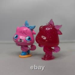 RARE Moshi Monsters Limited Edition Poppet Pink Glitter Collectable Figurine