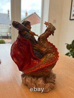 RARE Peggy Davies Ceramic St George and The Dragon Limited Edition, 12 of 350