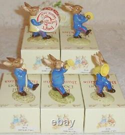 RARE Royal Doulton Bunnykins Blue Oompah Collectors Band DB86-90 NEW & BOXED