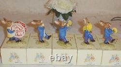 RARE Royal Doulton Bunnykins Blue Oompah Collectors Band DB86-90 NEW & BOXED