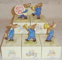 RARE Royal Doulton Bunnykins Blue Oompah Collectors Band DB86-90 NEW & BOXED