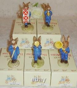 RARE Royal Doulton Bunnykins Blue Oompah Collectors Band DB86-90 NEW & BOXED