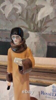 RARE Royal Doulton Waiting for a Train Figurine HN 3315- Limited Edition