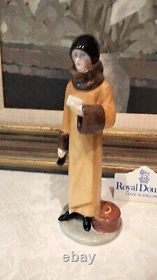 RARE Royal Doulton Waiting for a Train Figurine HN 3315- Limited Edition