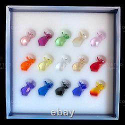 RARE Swarovski Crystal LOVLOT SET OF 15 MINI MOS 5136371 Limited Edition 2015