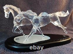 RARE Swarovski Wild Horses Limited Edition Statue Boxed with COA