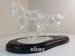 RARE Swarovski Wild Horses Limited Edition Statue Boxed with COA