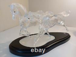 RARE Swarovski Wild Horses Limited Edition Statue Boxed with COA