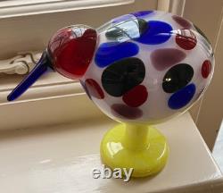 RARE! Toikka Iittala Art Glass Jeweled Kiwi Limited Edition Nuutajarvi Finland
