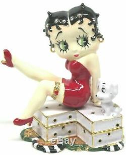 RETIRED Betty Boop Limited Edition Collectible Metal Figurines/Boxes SET of 6