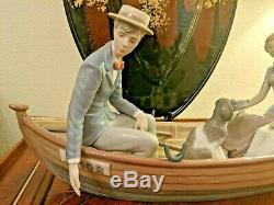 RETIRED LLADRO EXTREMELY RARE FIND Limited Edition LOVE BOAT FIGURINE #5343