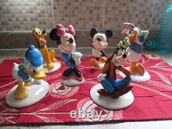 ROYAL DOULTON 70th ANNIVERSARY OF MICKEY MOUSE SET OF SIX DISNEY FIGURES