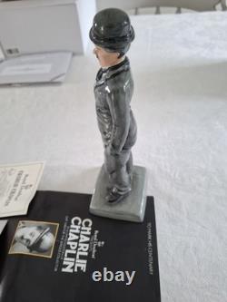 ROYAL DOULTON Figurine Charlie Chaplin excelllent condition, limited edition