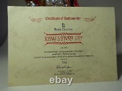 ROYAL DOULTON Limited Edition Figure HENRY VIII HN 3350 + Certificate