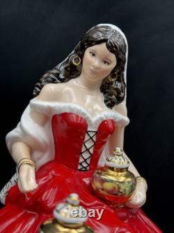 ROYAL WORCESTER GYPSY BRIDE AT APPLEBY FAIR FIGURINE. Excellent collection