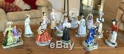 ROYAL WORCESTER VICTORIAN SERIES FIGURES LIMITED EDITION c. 1960's