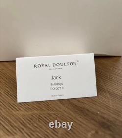 Rare Bnib Royal Doulton Jack The Bulldog 007 James Bond No Time To Die Figurine