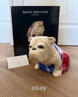 Rare Bnib Royal Doulton Jack The Bulldog 007 James Bond No Time To Die Figurine
