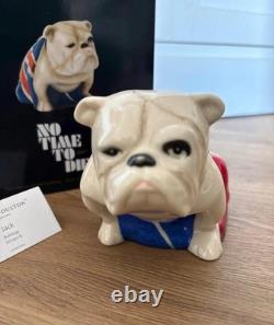 Rare Bnib Royal Doulton Jack The Bulldog 007 James Bond No Time To Die Figurine